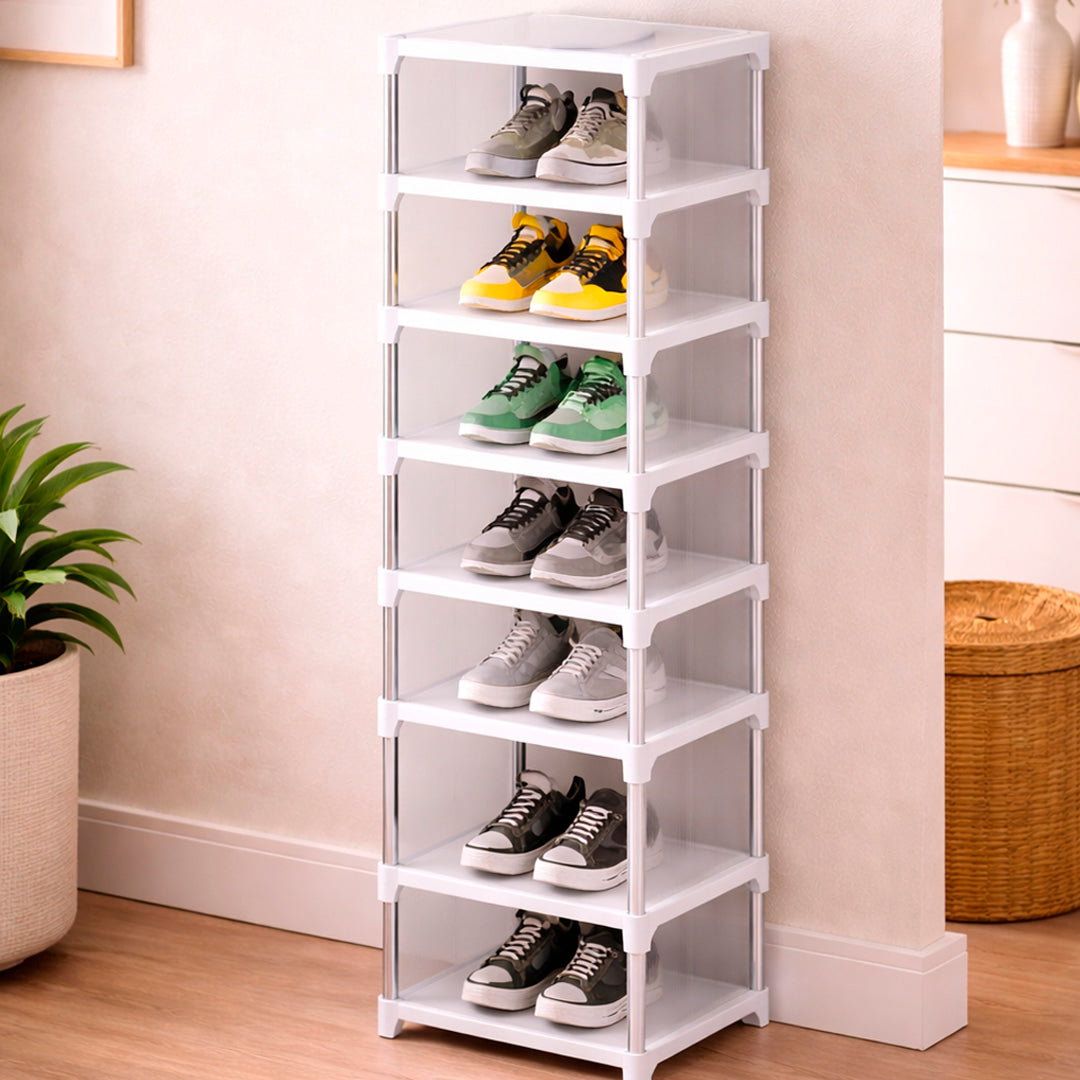 Zapatero Modular con Cubiertas Translúcidas