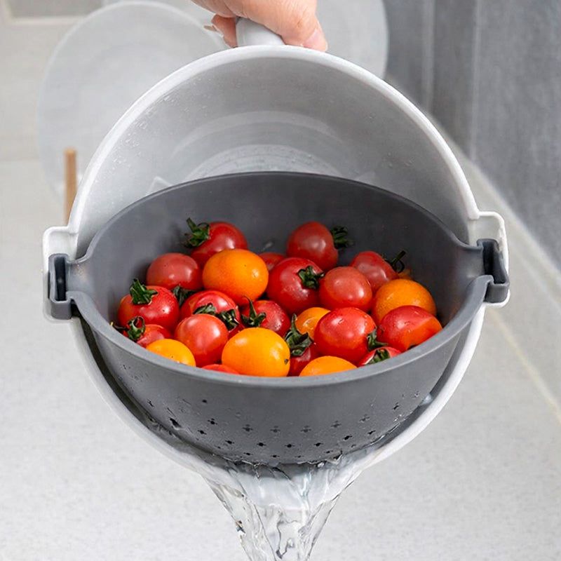 Cortador de Verduras Multifuncional con Recipiente y Escurridor
