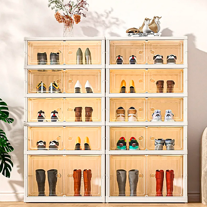 Zapatero plegable de 6 niveles