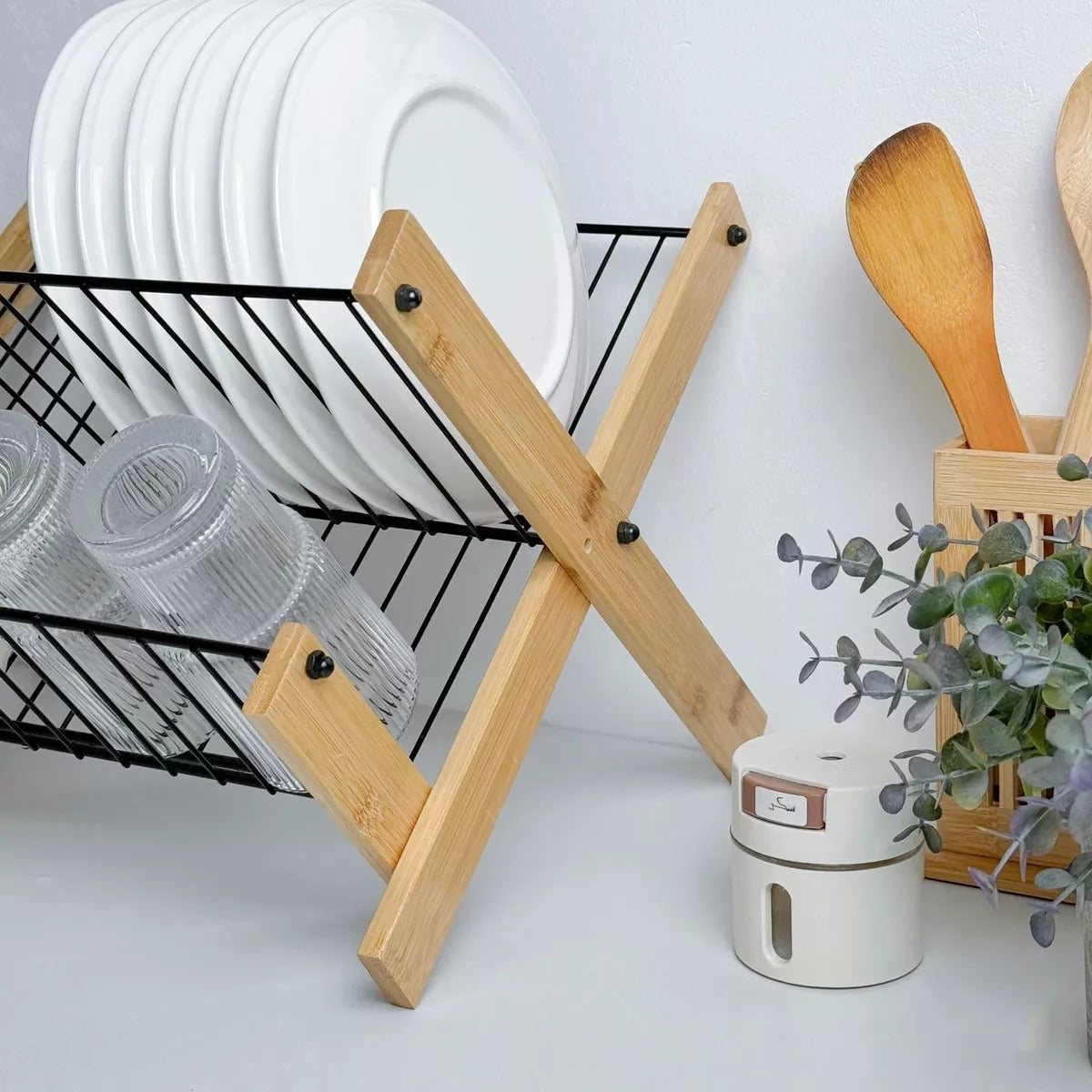 Escurridor de plato plegable