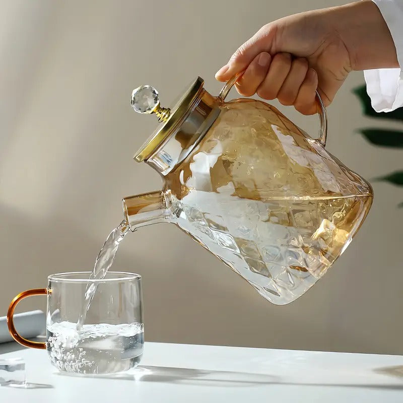 Tetera de borosilicato de 1.8L