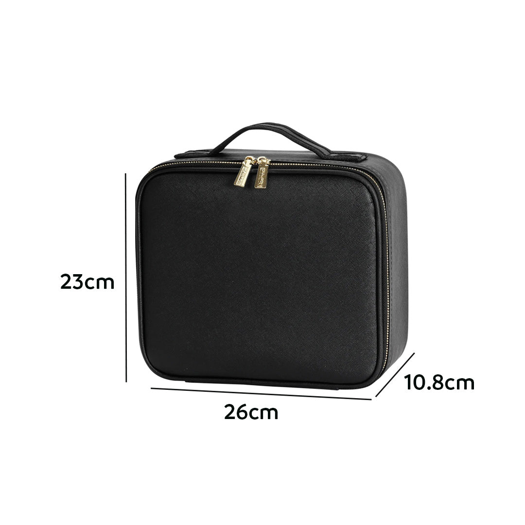 Estuche de maquillaje con espejo LED