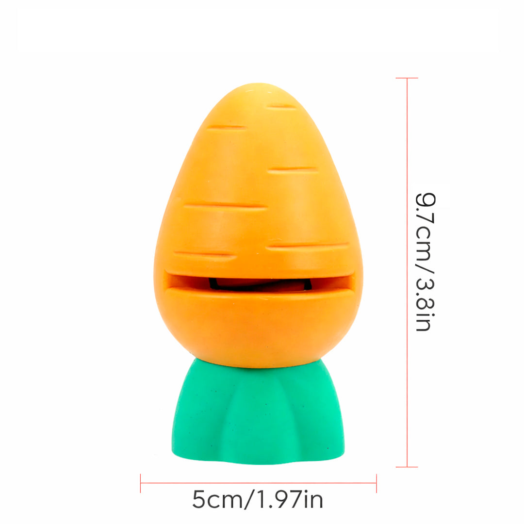 Afilador de cuchillos con diseño de zanahoria