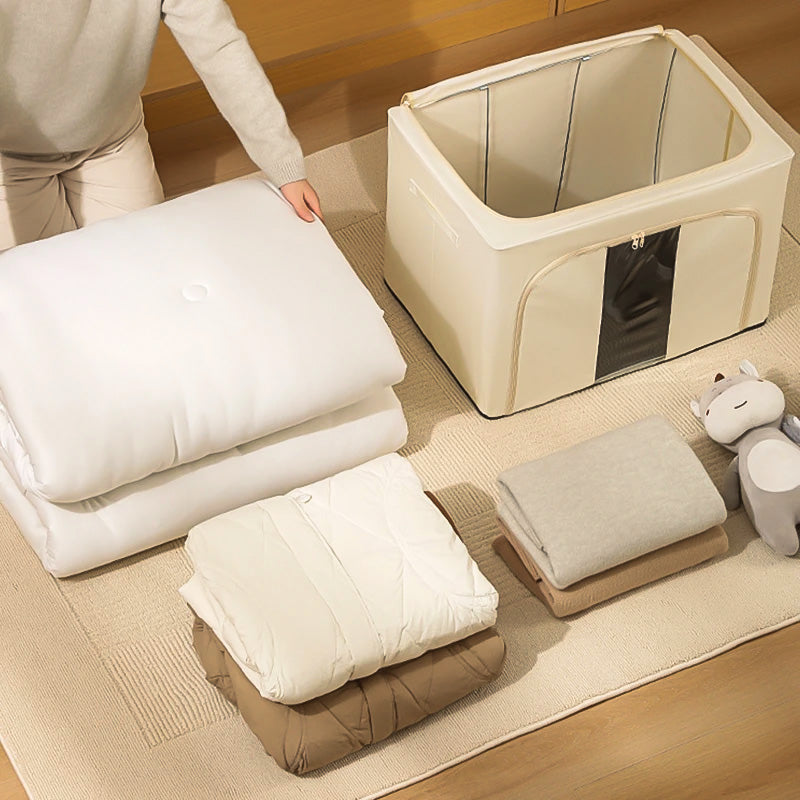 Caja Organizadora de Ropa con Ventana Transparente