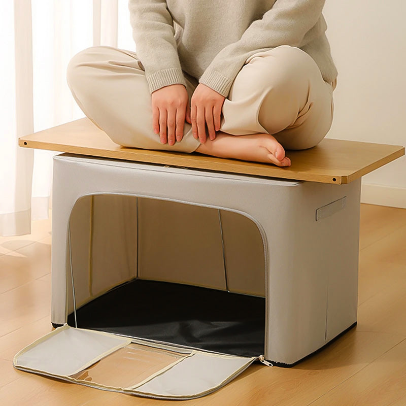 Caja Organizadora de Ropa con Ventana Transparente