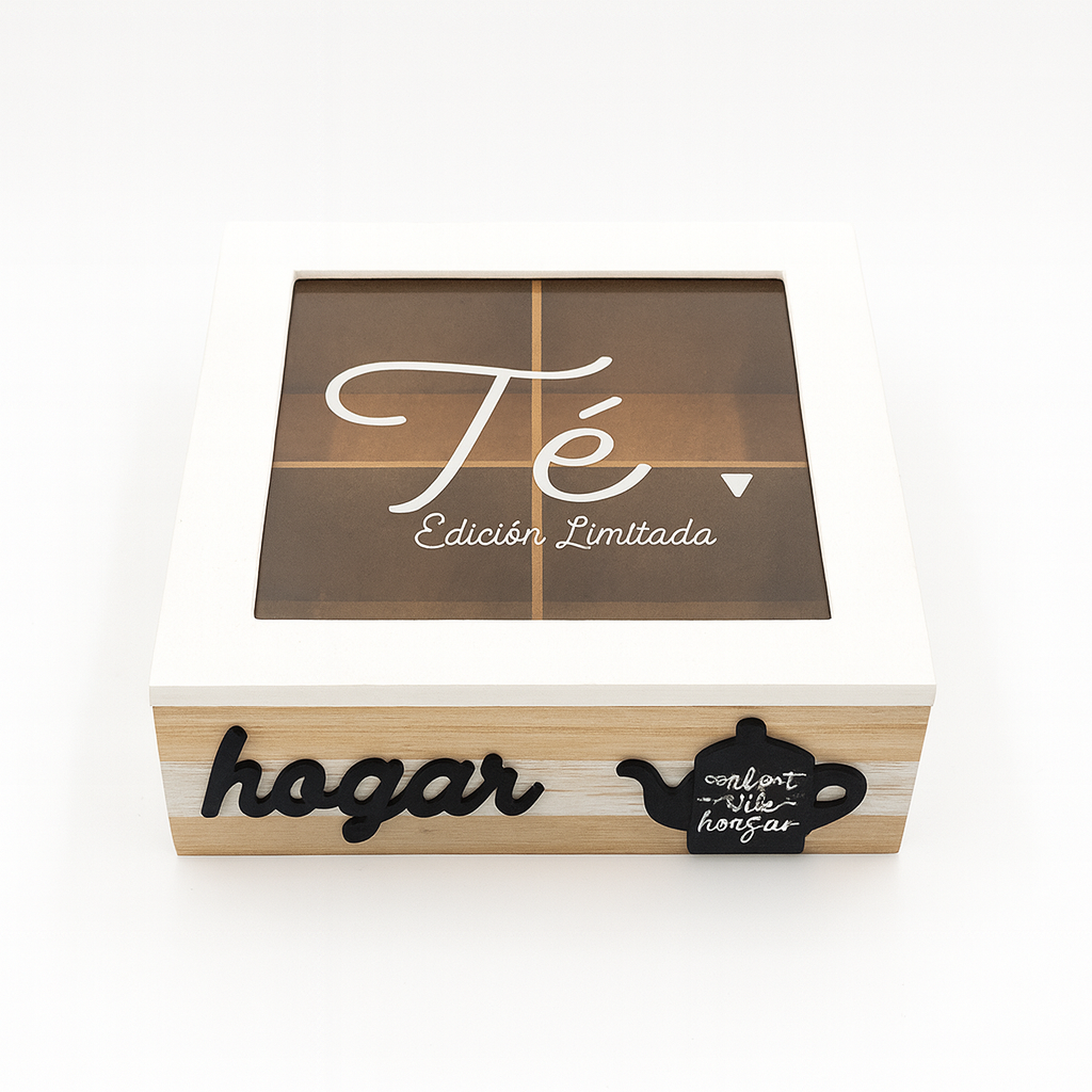 Caja organizador de Té Modelo Hogar