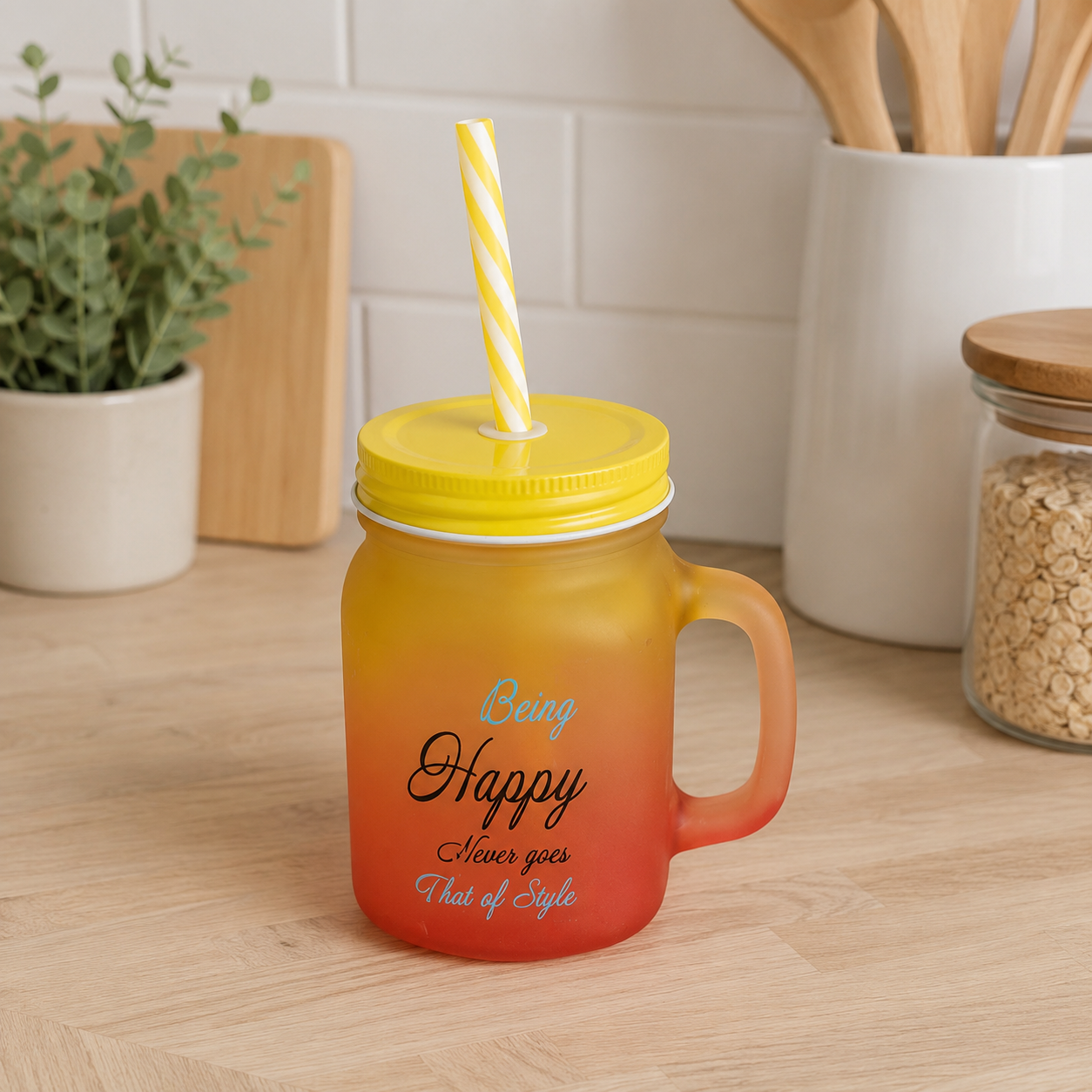 Vaso Mason de vidrio 450 ml
