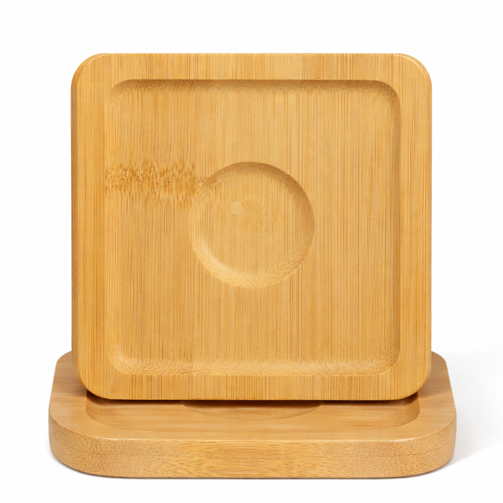 Set de 6 Posavasos de Bambú Natural