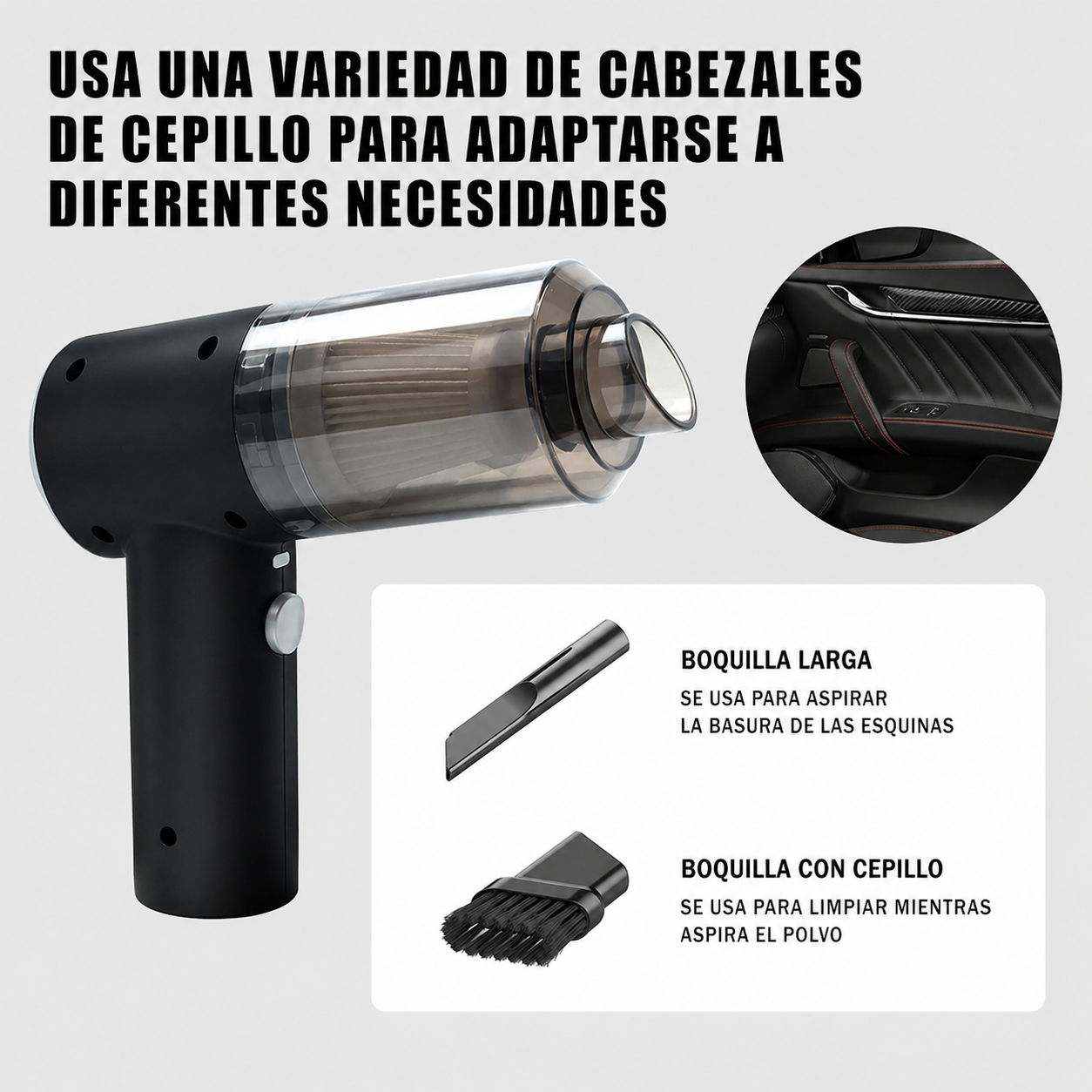 Aspiradora portátil inalámbrica