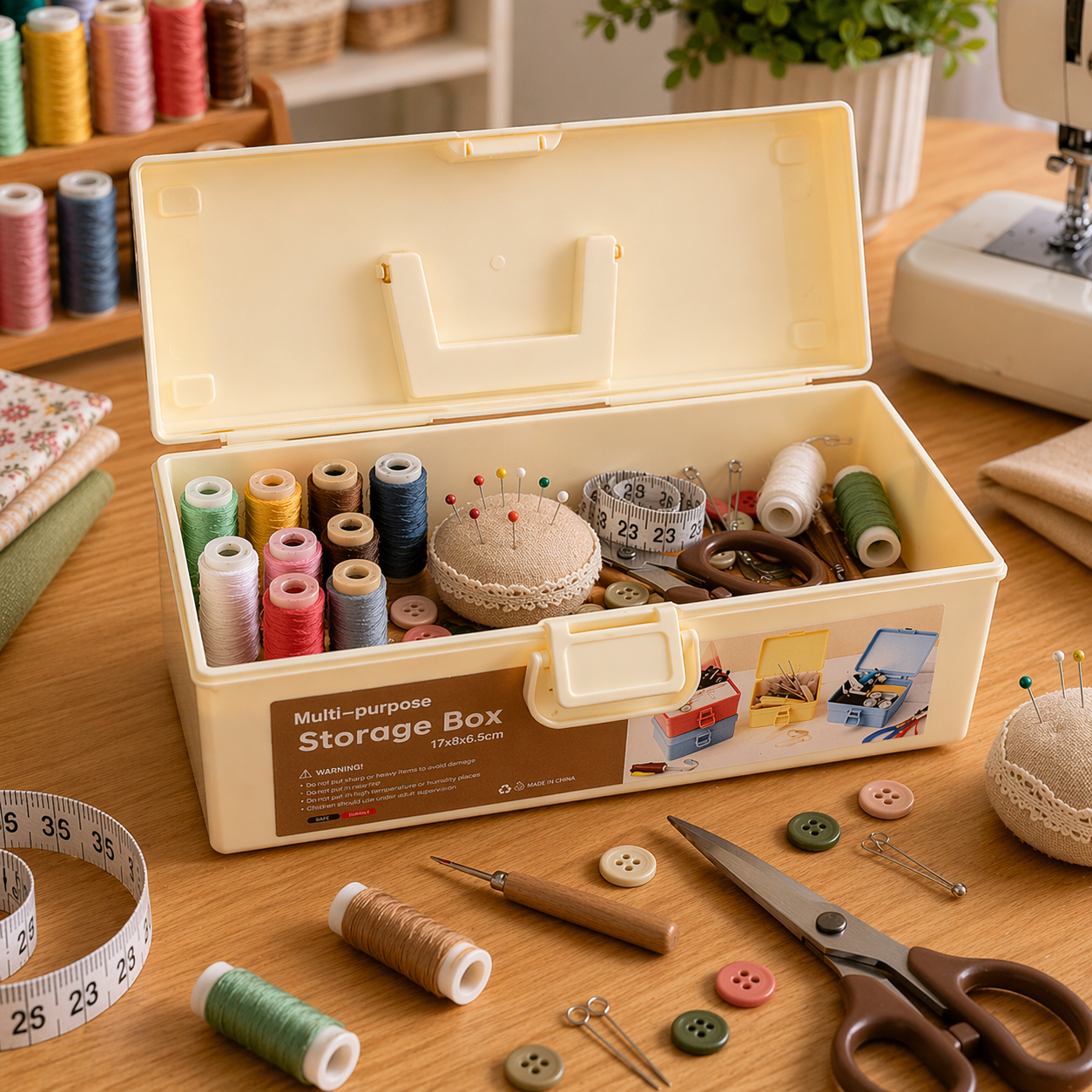 Caja Organizadora Multiuso para Costura
