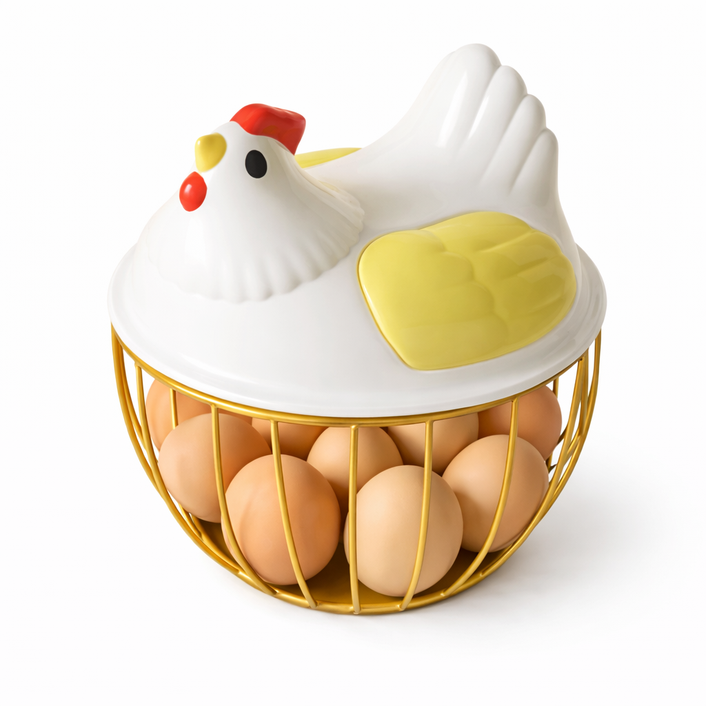 Canasta porta huevos de Gallina