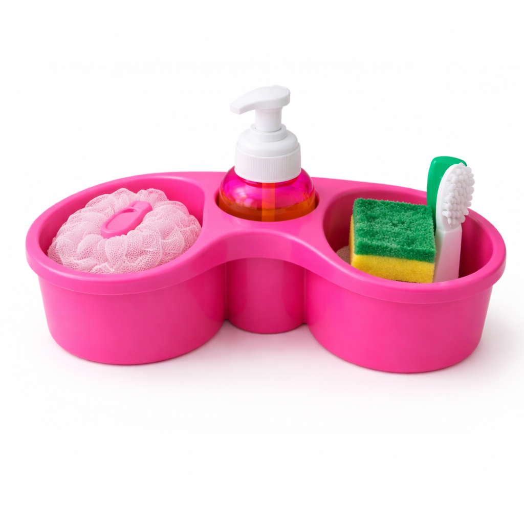 Organizador de Fregadero 3 en 1 con Dispensador