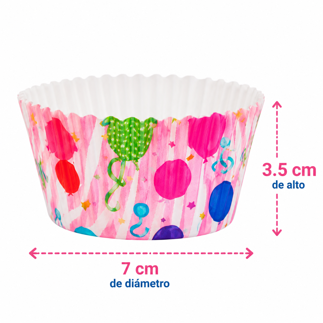 Capacillos Decorativos para Cupcakes 100 pcs