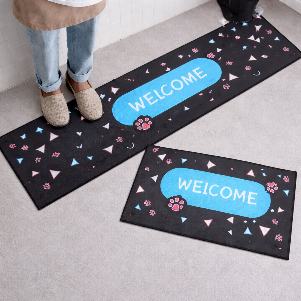 Alfombra de cocina set x2