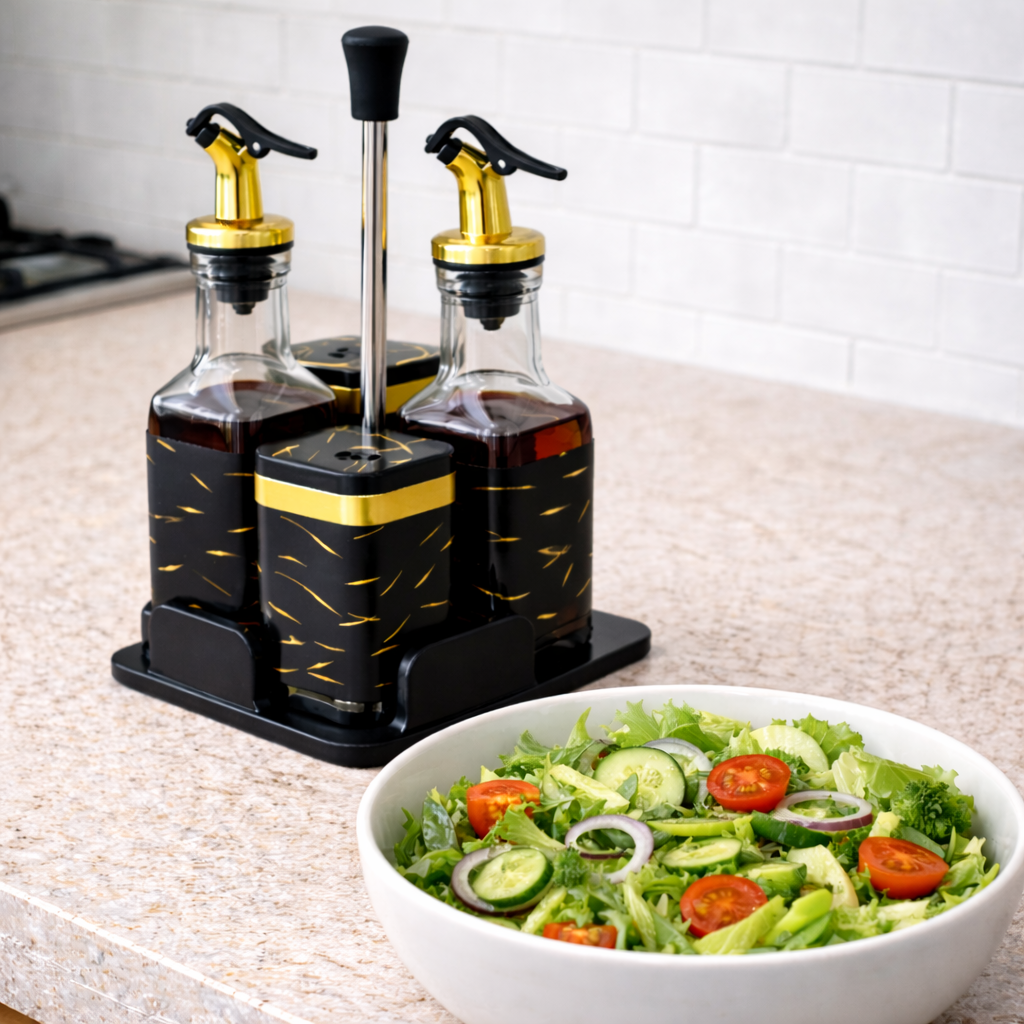 Set Dispensador de Aceite y Vinagre Diseño Elegante