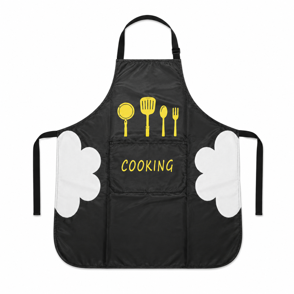 Mandil de Cocina Impermeable con Bolsillo Frontal