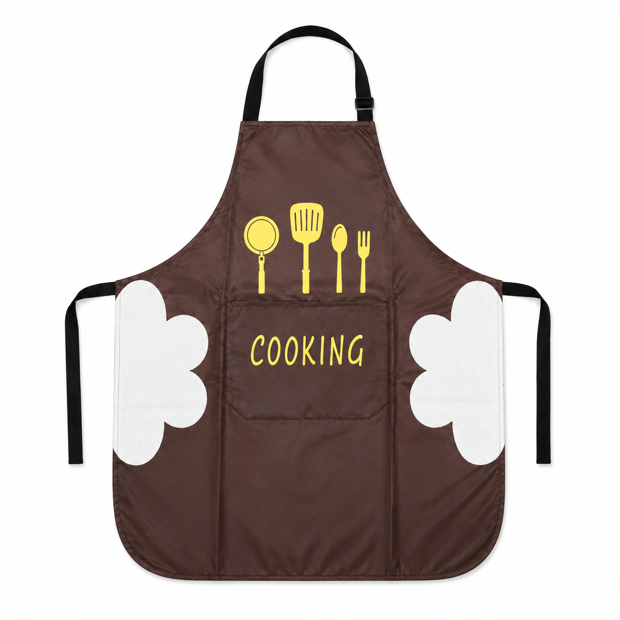 Mandil de Cocina Impermeable con Bolsillo Frontal