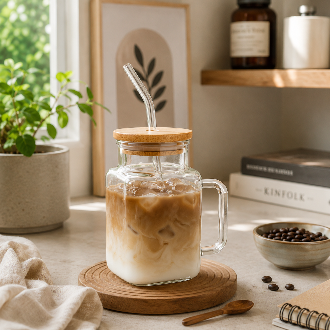 Vaso de Vidrio Borosilicato 600ml