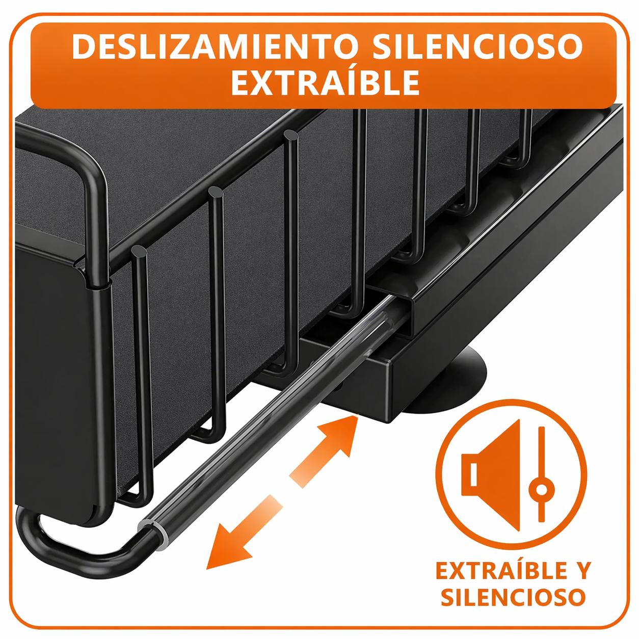 Organizador Extensible para Debajo del Lavadero