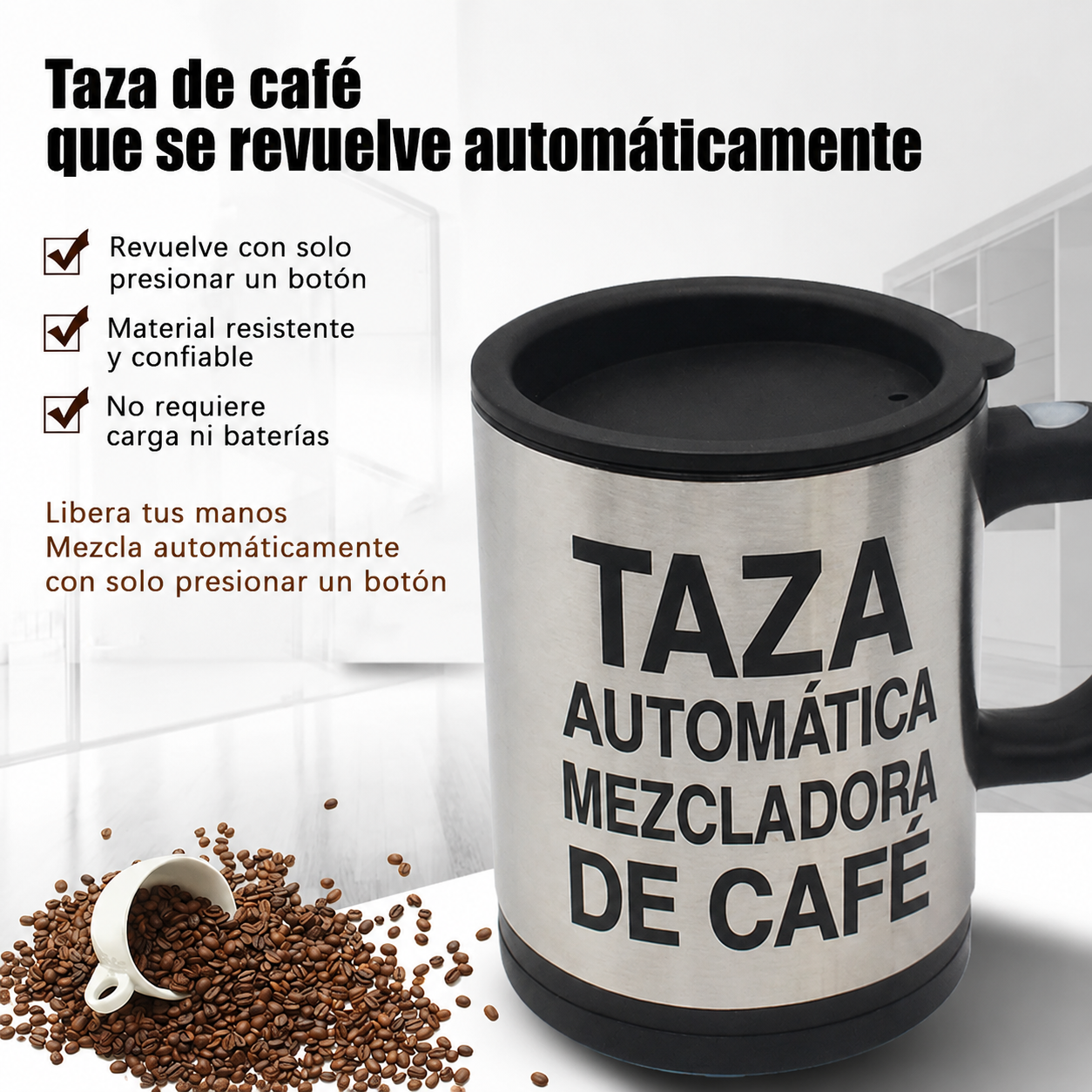 Taza mezcladora automática