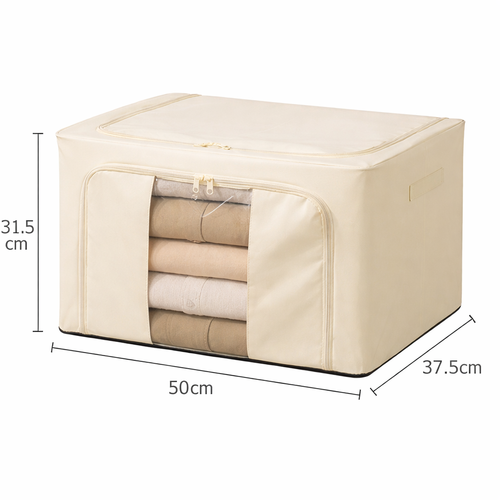Caja Organizadora de Ropa con Ventana Transparente