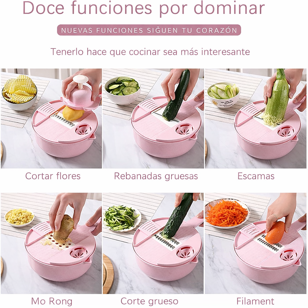 Cortador Multifuncional de Verduras