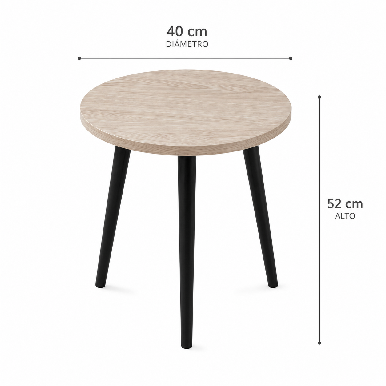 Mesa de Centro Circular Moderna