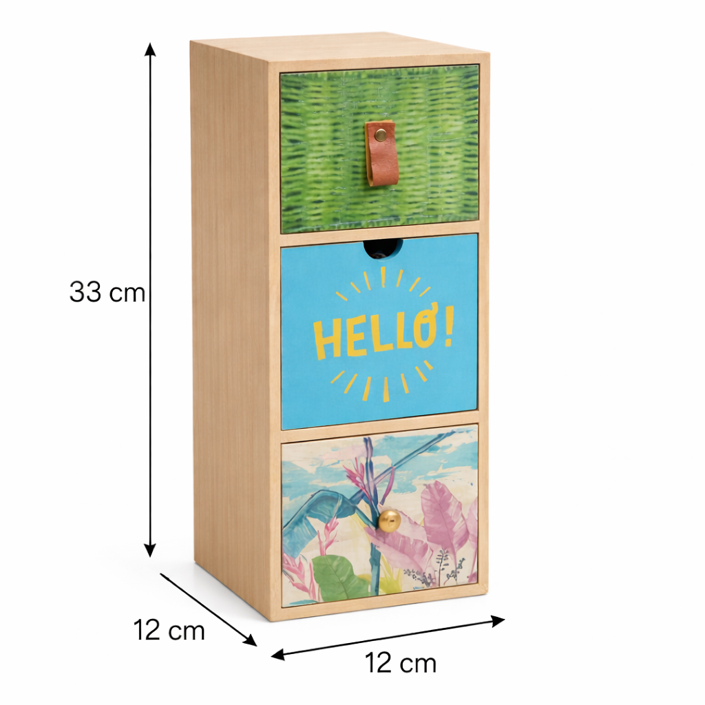 Mini Cajonera Organizadora Decorativa
