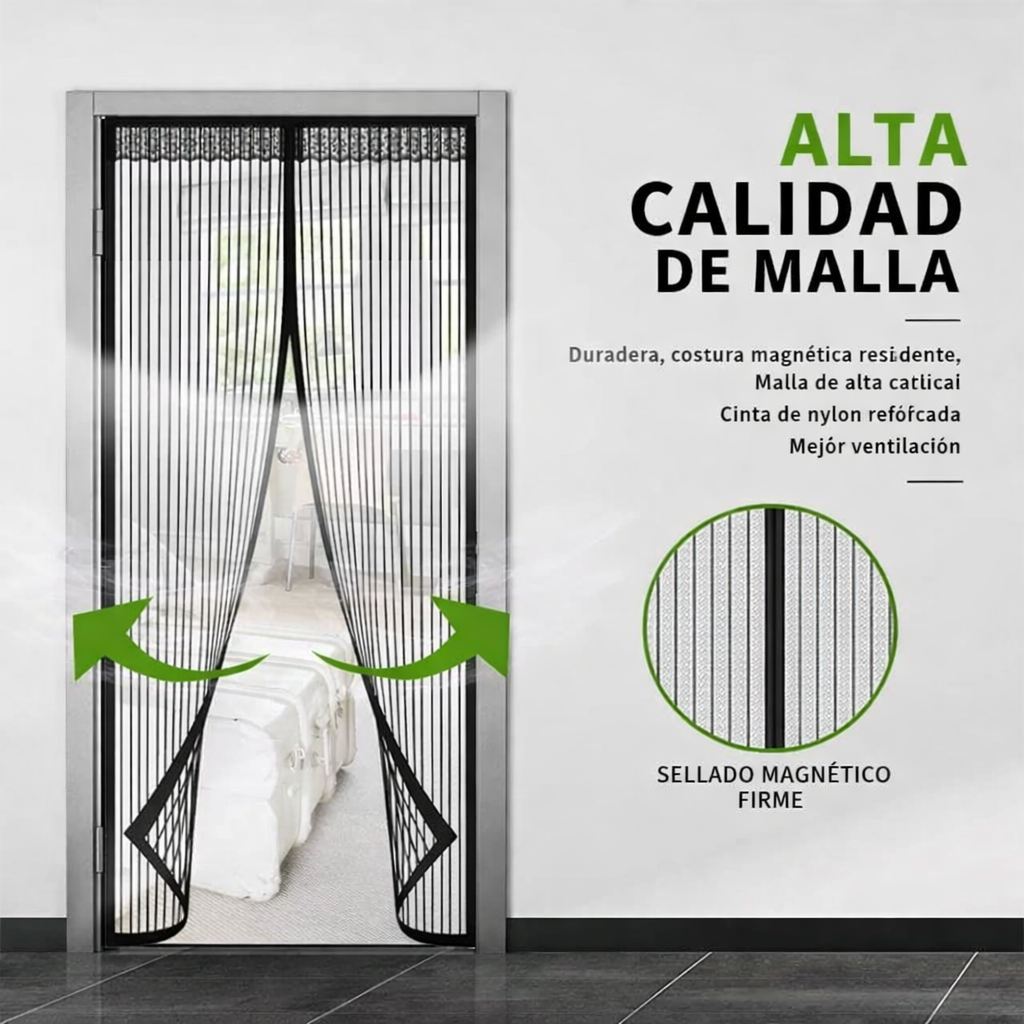 Cortina de malla mosquitera