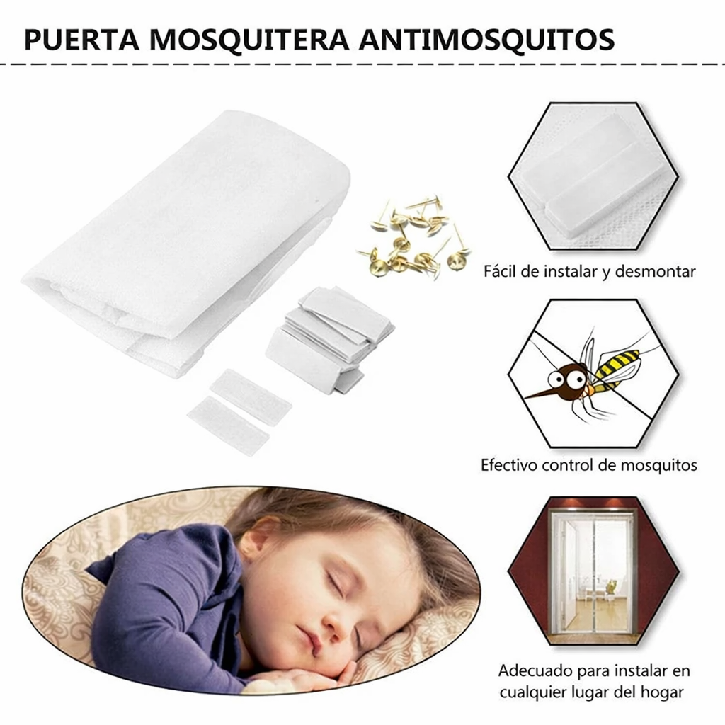 Cortina de malla mosquitera
