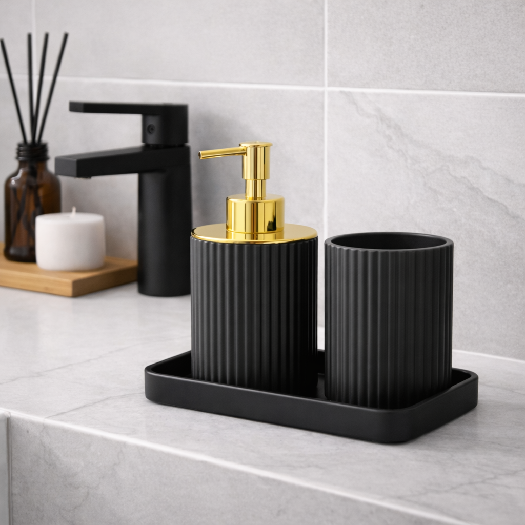 Set de baño minimalista
