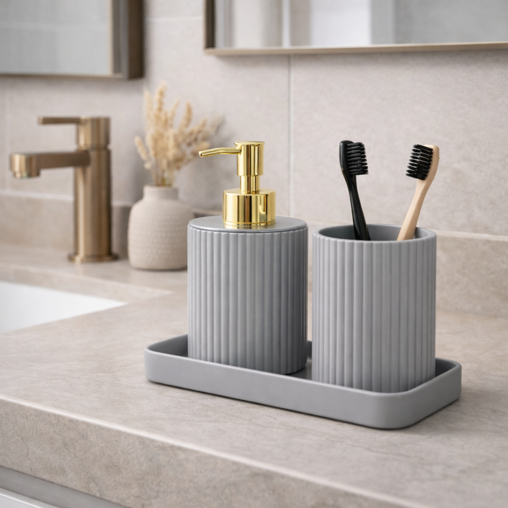 Set de baño minimalista