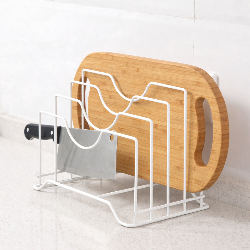 Soporte para tapa de olla y accesorios