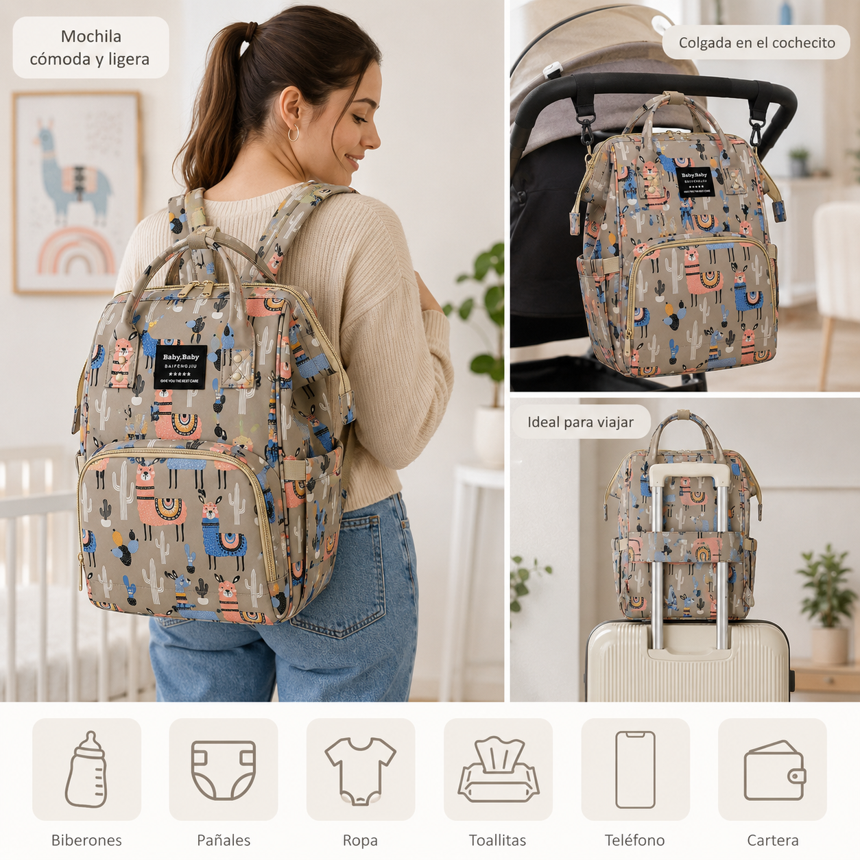 Mochila Maternal Multifuncional