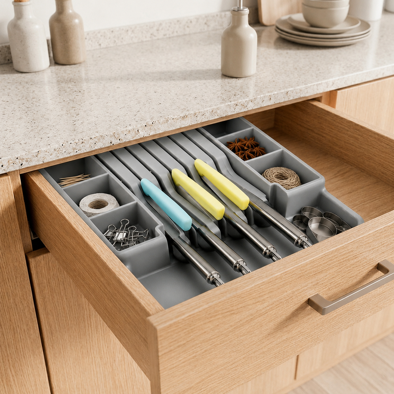 Organizador multifuncional para cocina