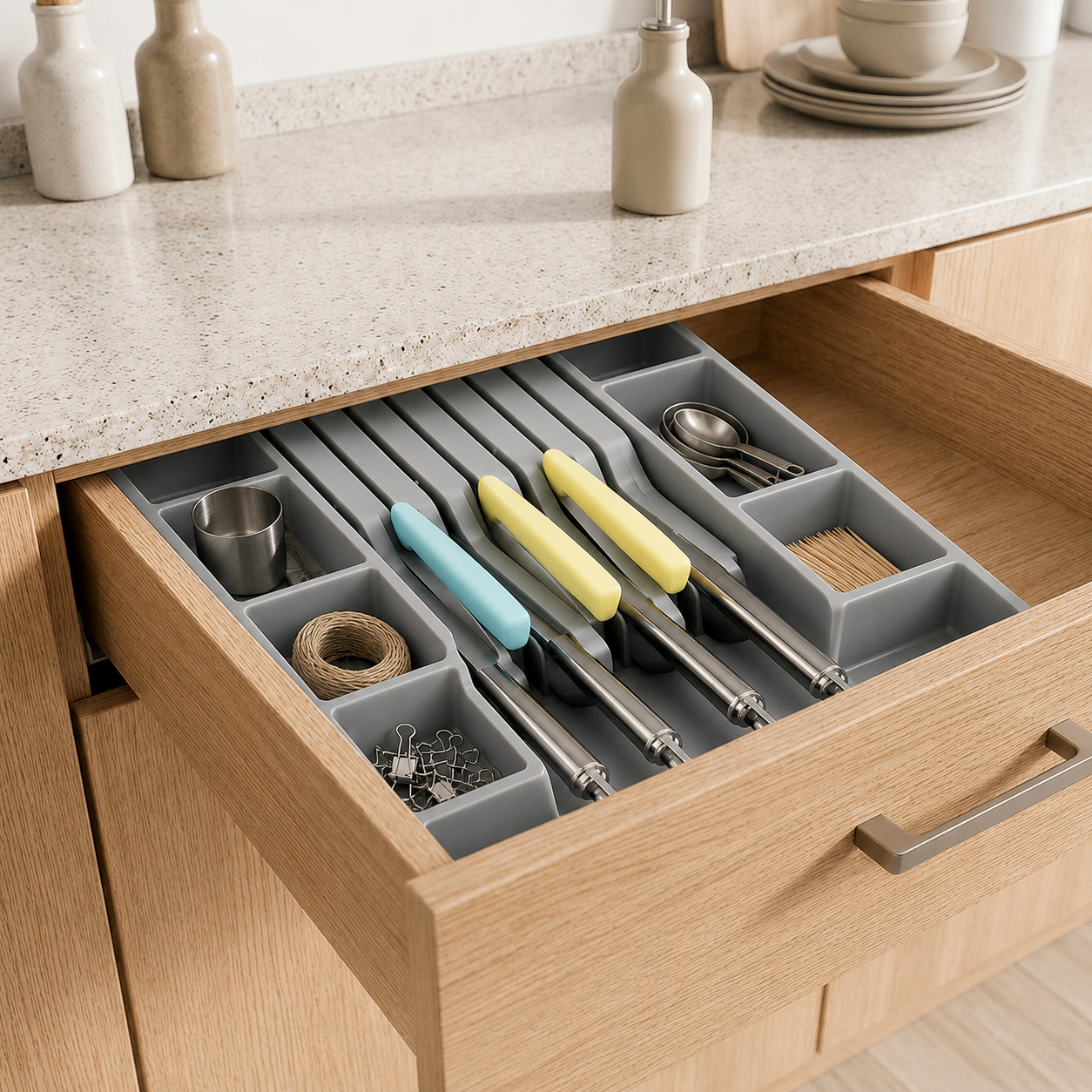 Organizador multifuncional para cocina