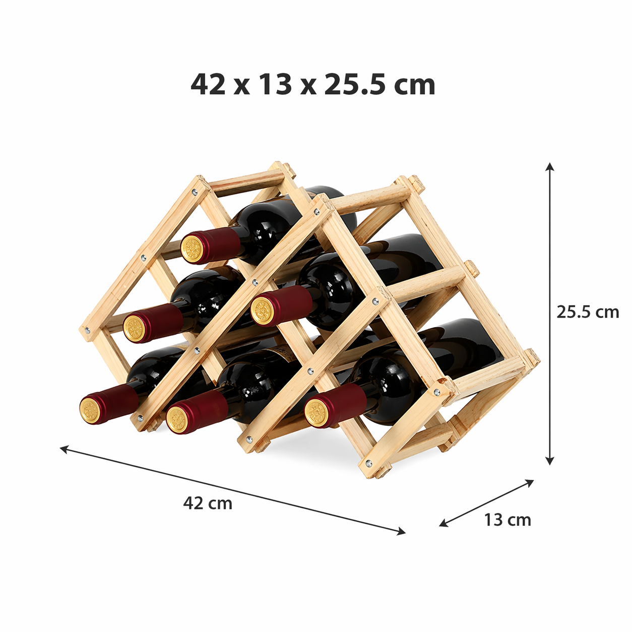Botellero de Madera para Vino