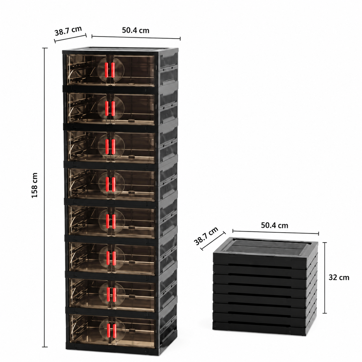 Organizador Modular de Zapatos 8 niveles