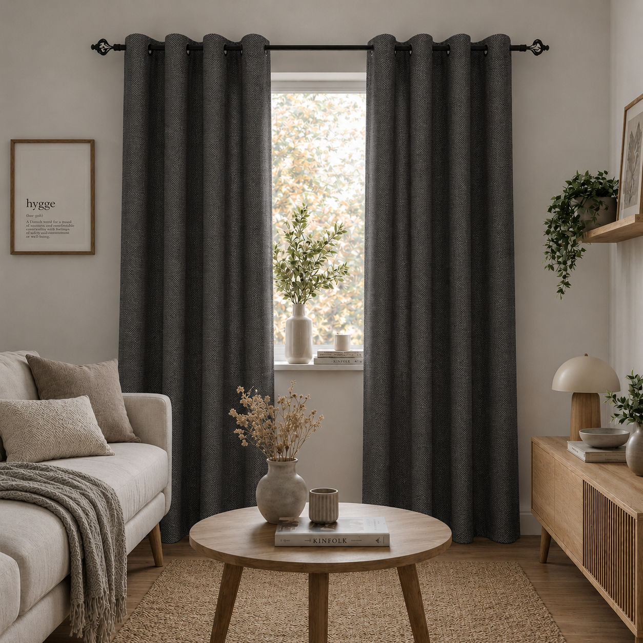 Cortinas patrón tejido