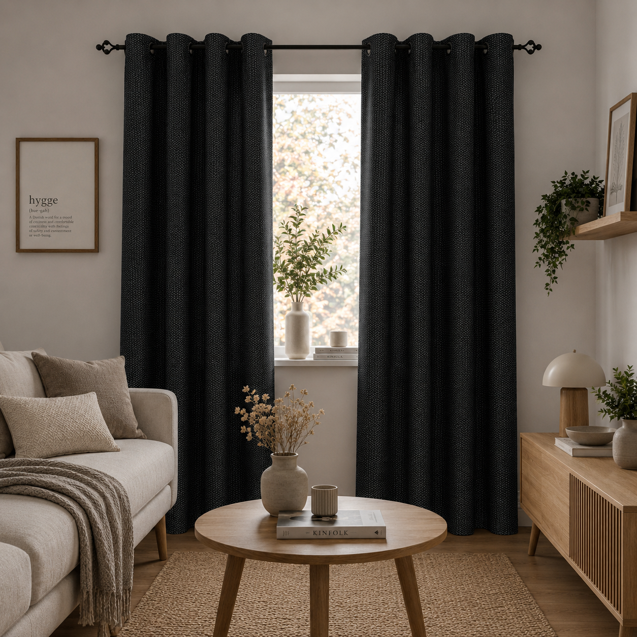 Cortinas patrón tejido