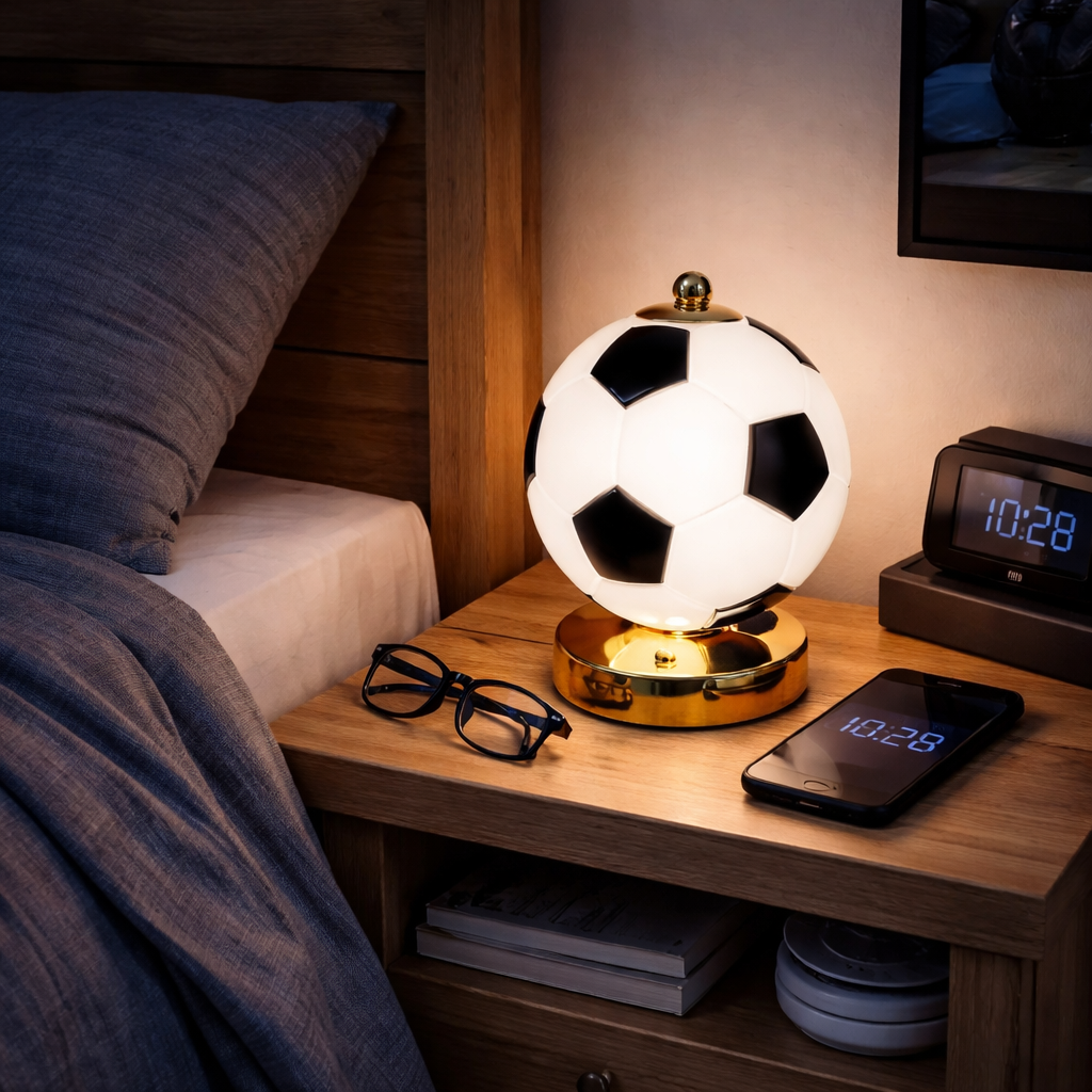 Lámpara LED Balón de Fútbol Inalámbrica