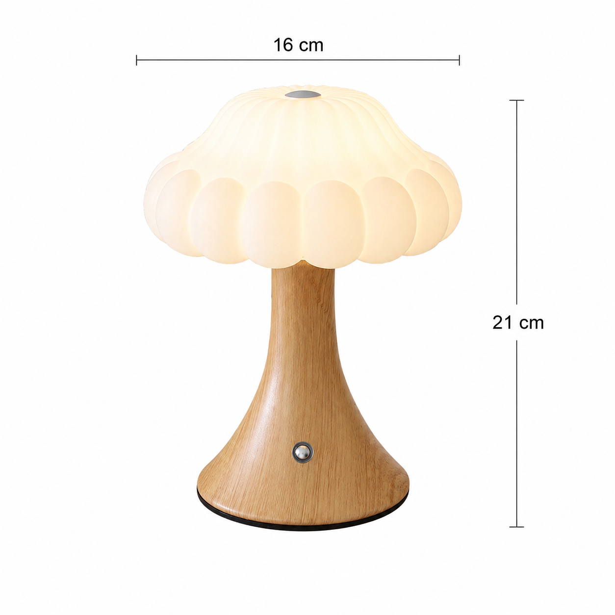 Lámpara de Mesa Hongo LED