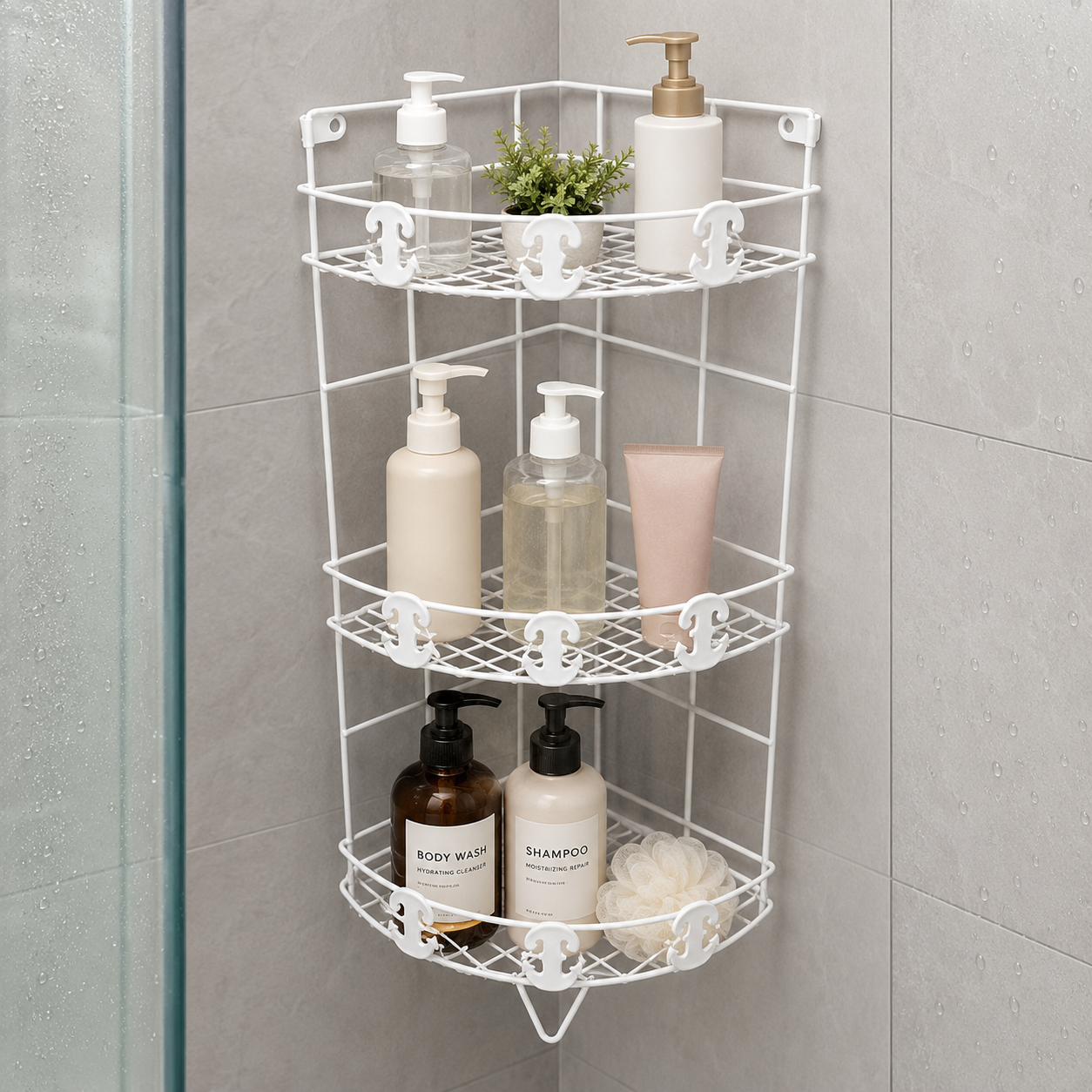 Organizador Esquinero para Ducha de 3 Niveles