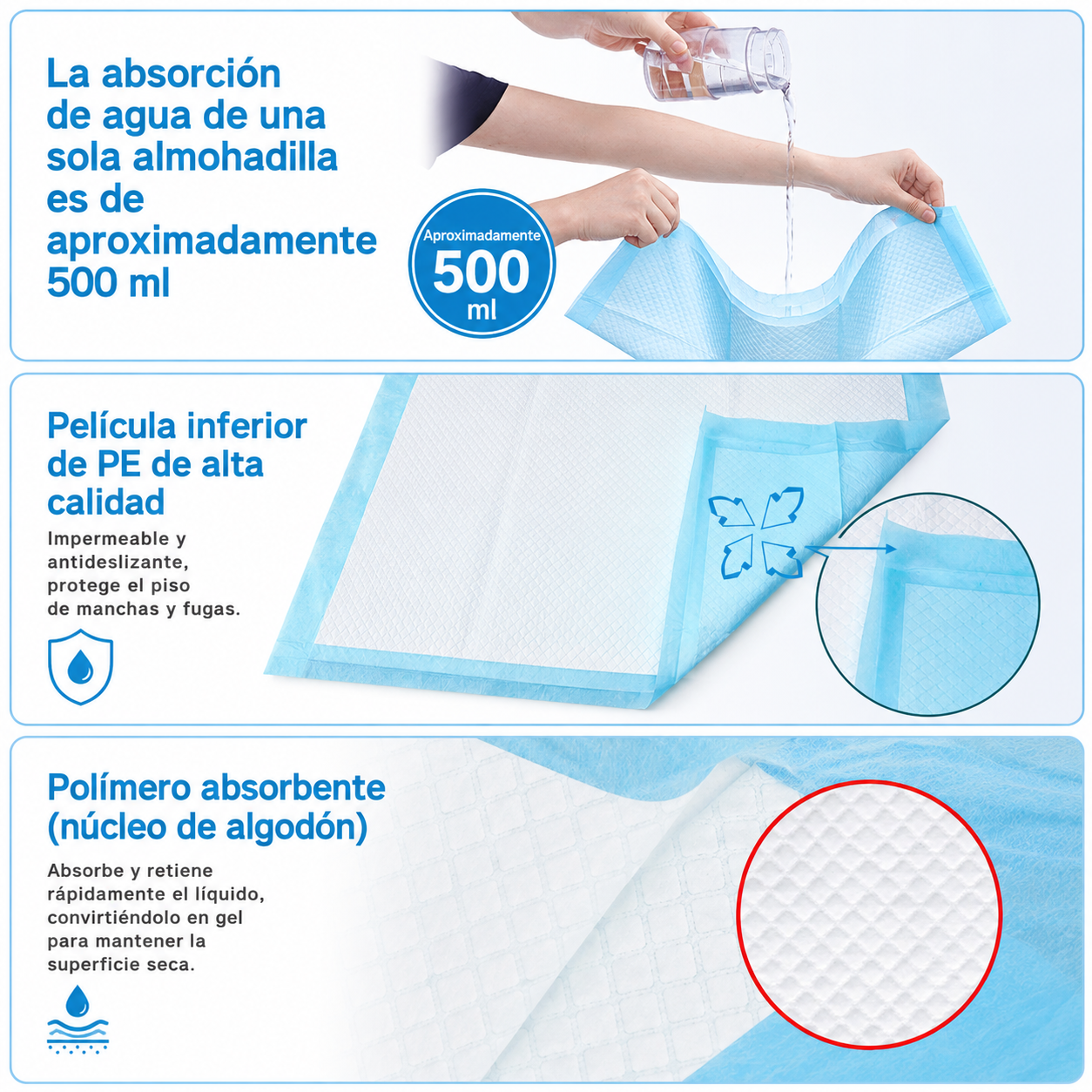Pañal absorbente para perro