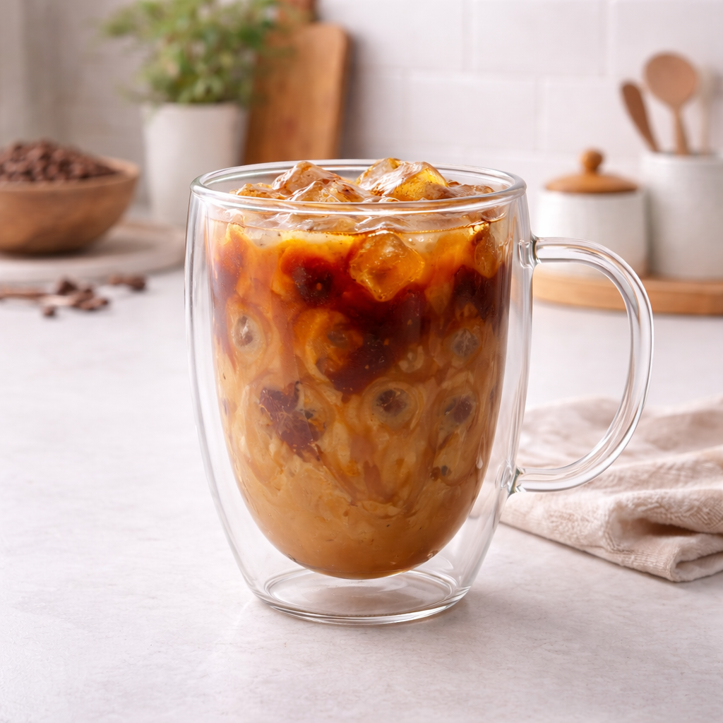 Taza de borosilicato con asa 320ml