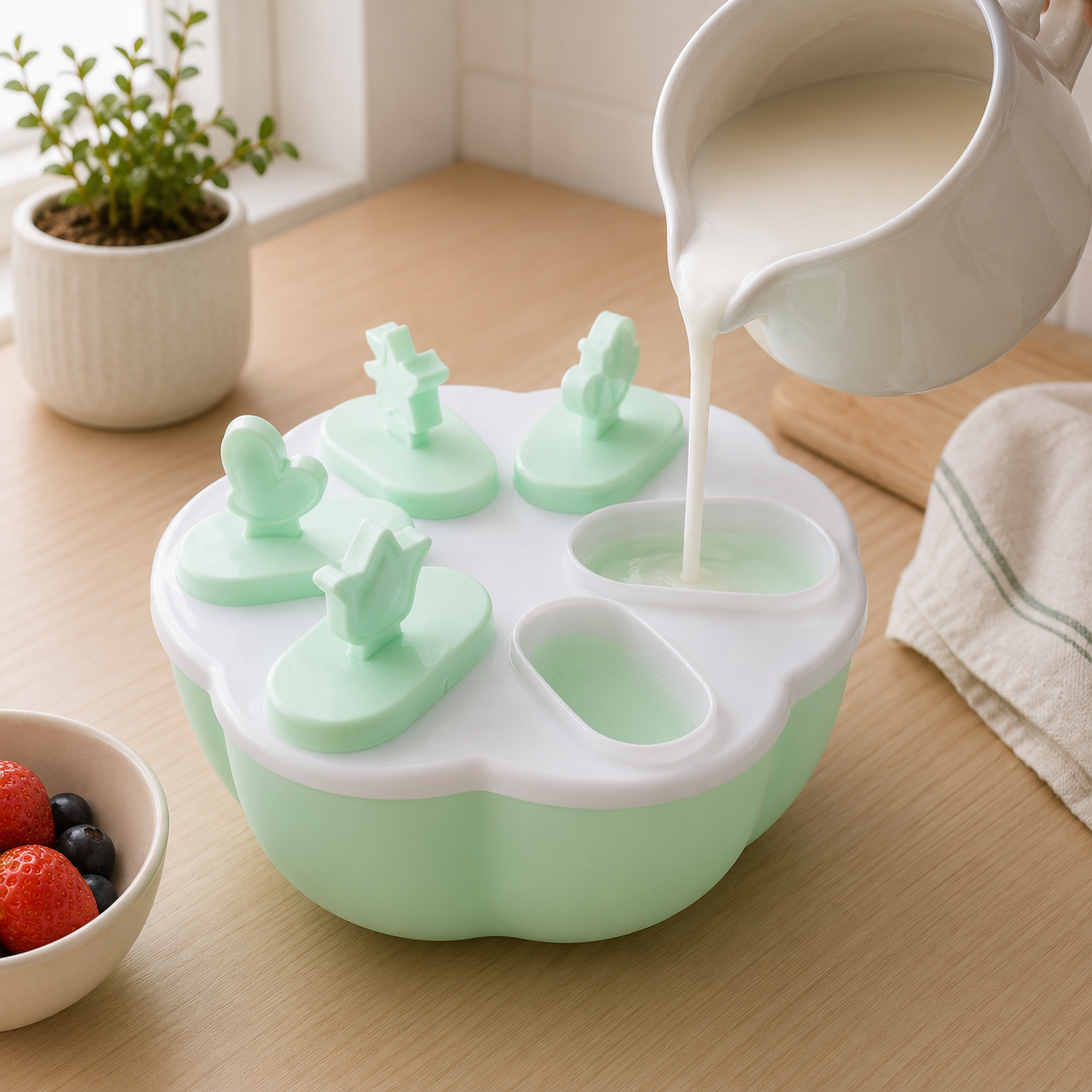 Molde para Helados Diseño Floral