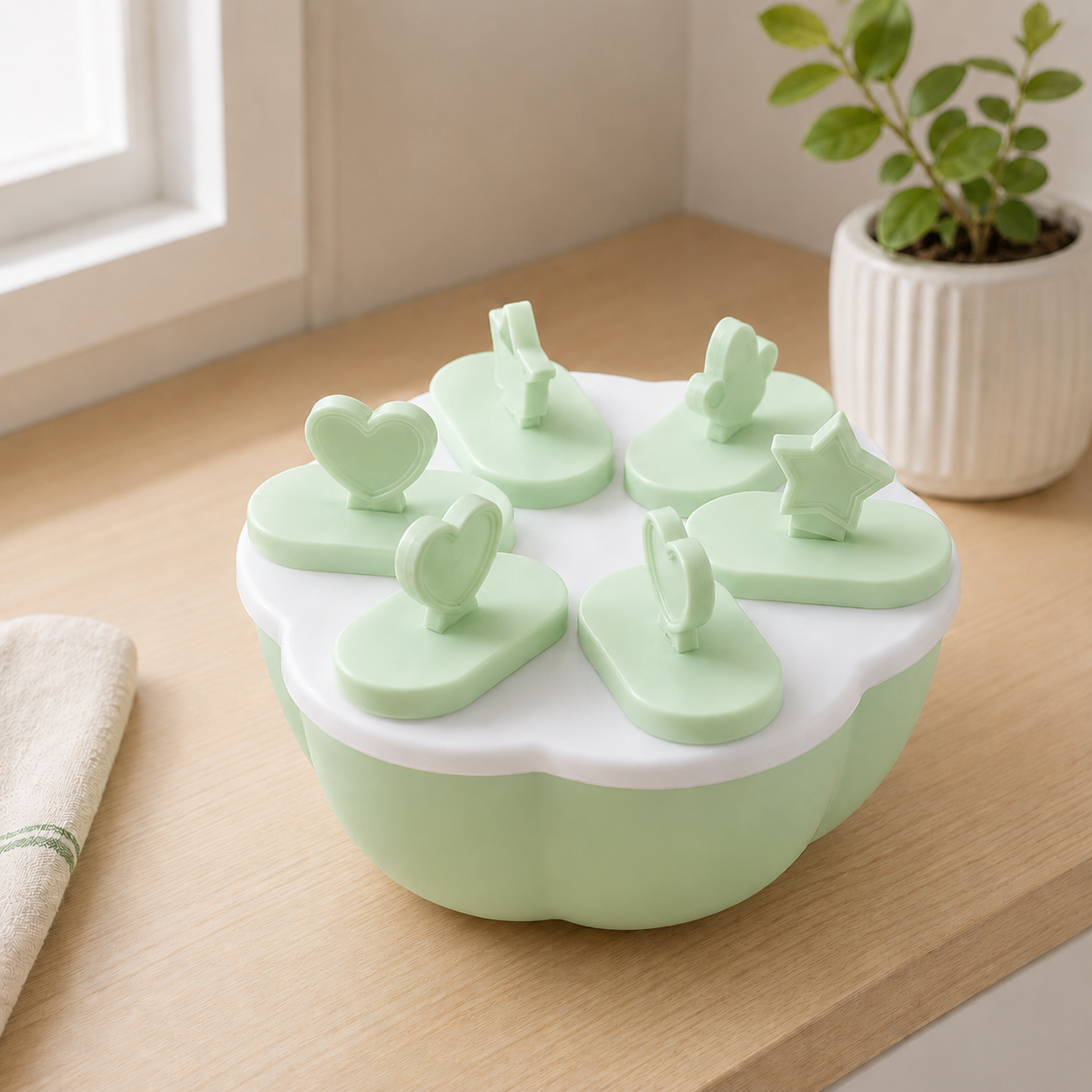 Molde para Helados Diseño Floral