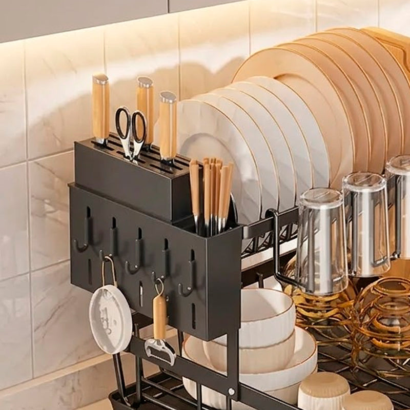 Escurridor de Platos Multifuncional de 2 Niveles NORA