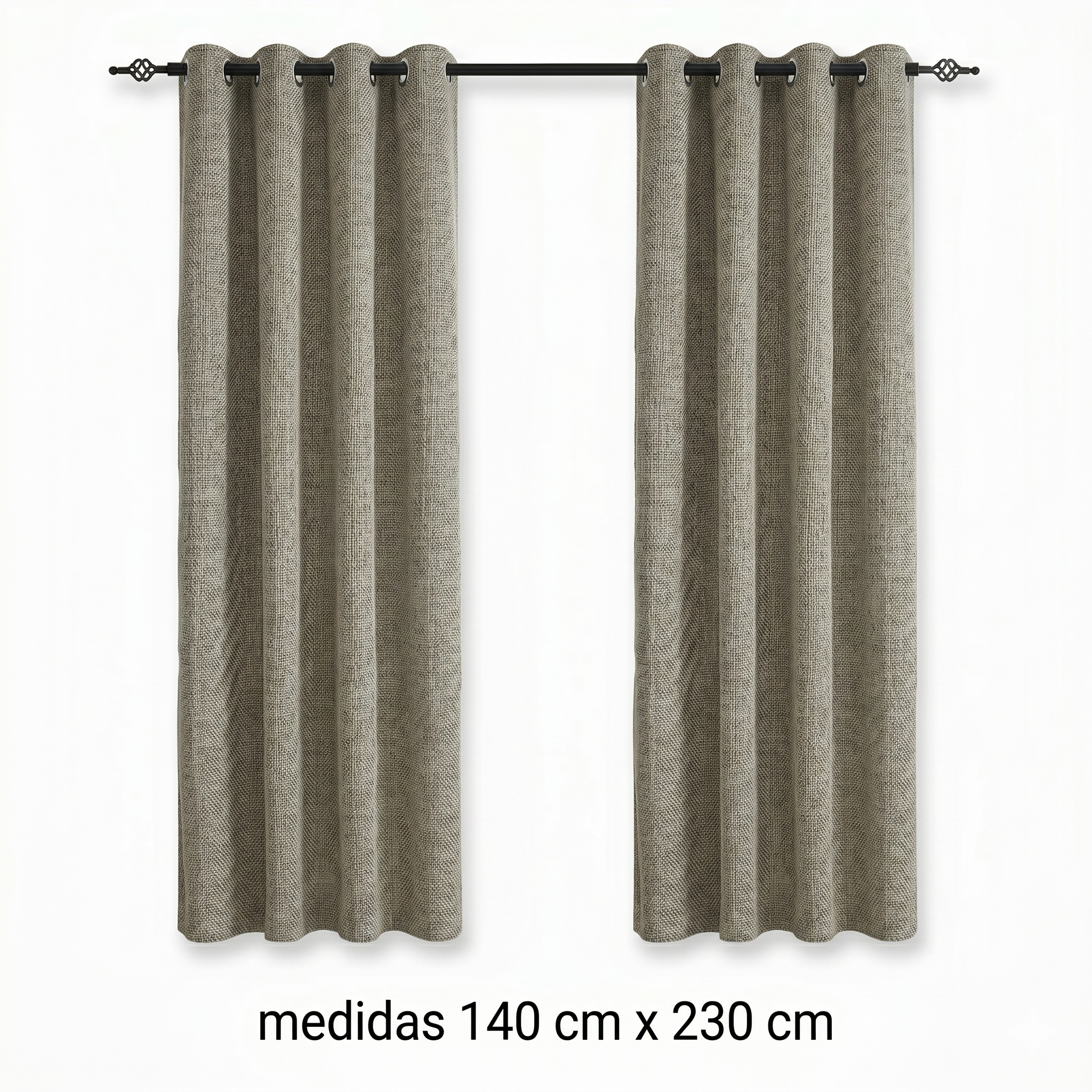 Cortinas patrón tejido