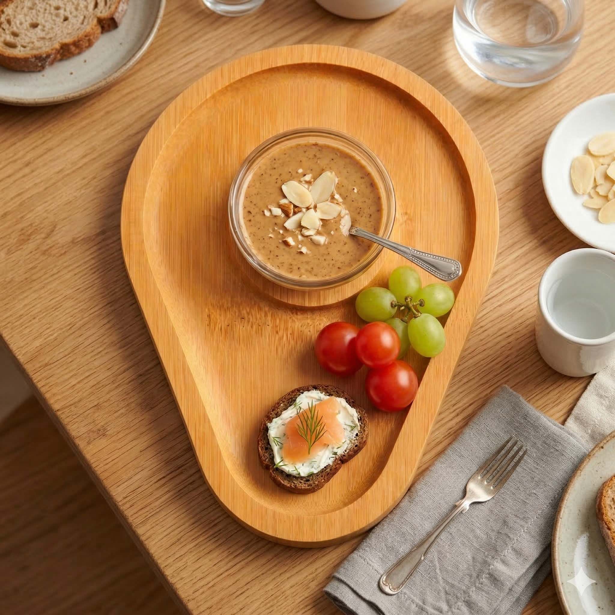 Tabla de Bambú para aperitivos